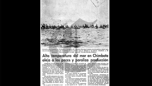 Así ocurrió: En 1983 el Niño paraliza la pesca en Chimbote