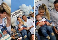 Brunella Horna y Richard Acuña celebraron los 6 meses de su hijo Alessio: “Mi vida entera, mi milagrito”