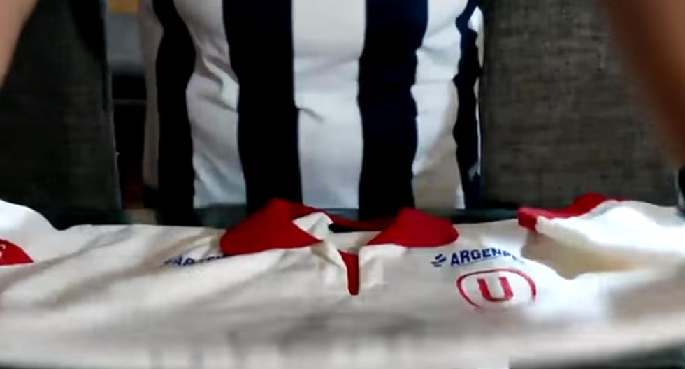 Alianza Lima y su video viral de un hincha que prepara hielo para el verano con la camiseta de Universitario de Deportes. (Foto: Captura)
