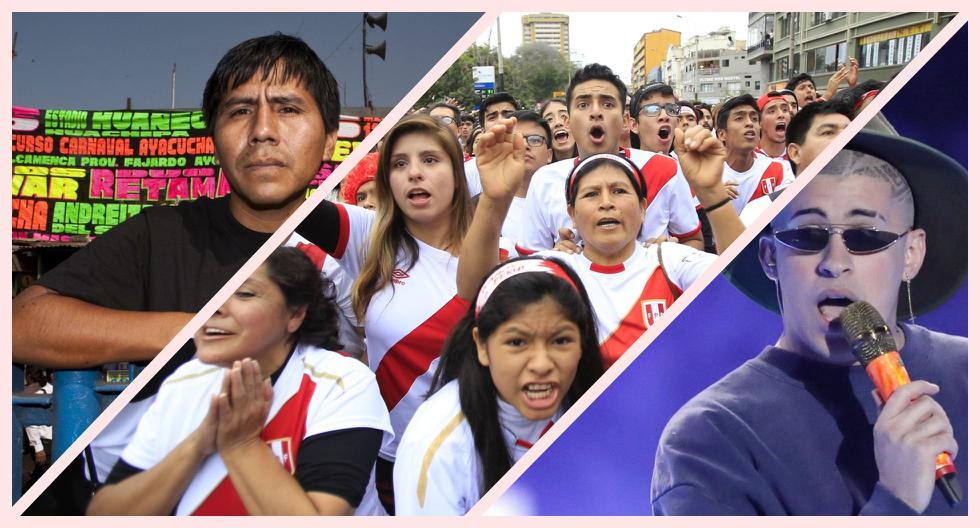 El arte chicha de Elliot Túpac, el fútbol como actividad aglutinadora, la popularidad de Bad Bunny. ¿Qué nos dicen estas manifestaciones sobre las clases sociales en el Perú? (Fotos: Archivo GEC/AP)