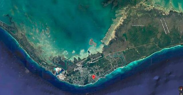 La imagen de Gran Bahama antes del paso del huracán Dorian.