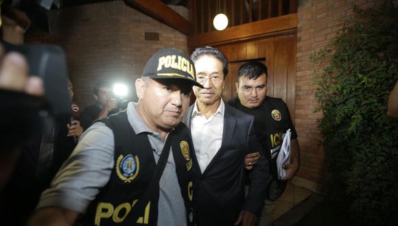 El ex ministro de Transportes Jaime Yoshiyama cumple con una orden de prisión preventiva por el Caso Odebrecht. (Foto: GEC)