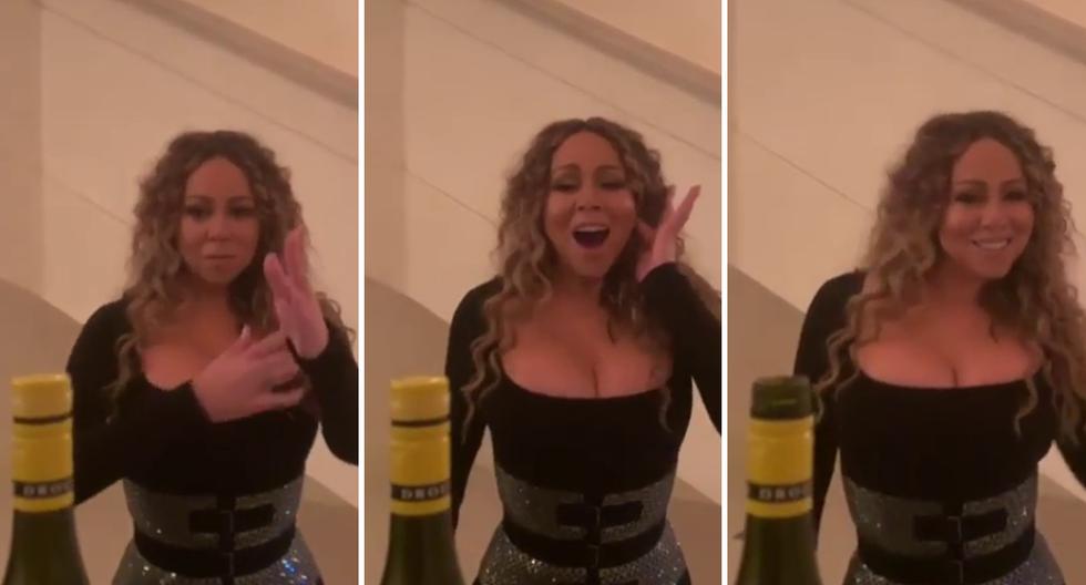Mariah Carey sorprendió a más de uno en las redes sociales con su propia versión del reto viral del momento. (Foto: @mariahcarey en Instagram)
