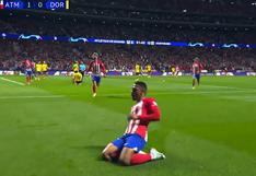 Golazo de Atlético Madrid: Lino marca el 2-0 sobre Borussia Dortmund por Champions League | VIDEO