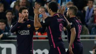 Barcelona goleó 3-0 al Espanyol con doblete de Luis Suárez