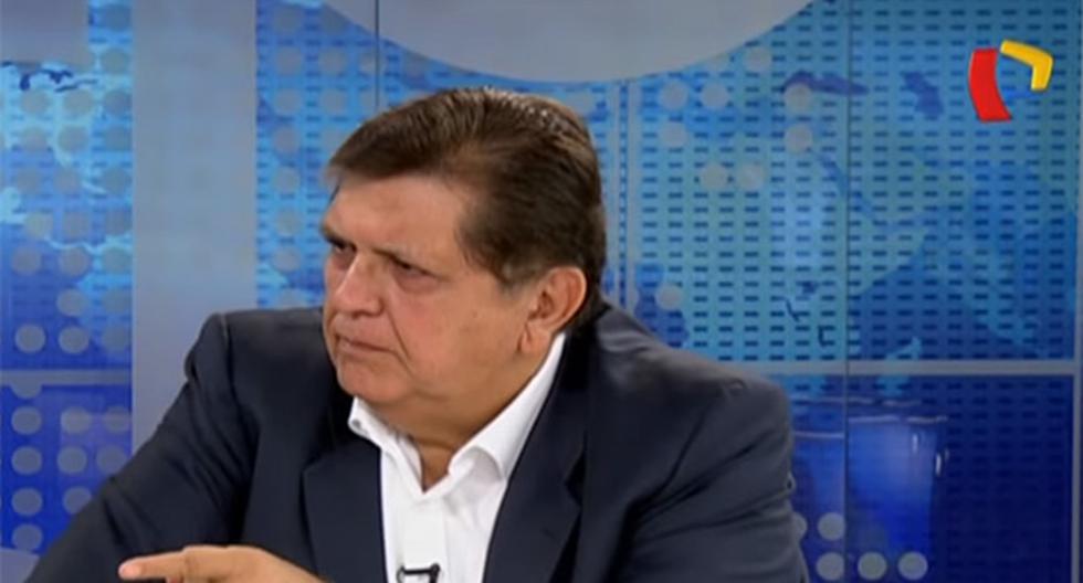Alan García se enojó en vivo y le respondió a la periodista Pamela Acosta. (Foto: Buenos Días Perú)