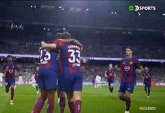 Error en salida de Lunin: Christensen anota el 1-0 de Barcelona vs. Real Madrid por LaLiga | VIDEO