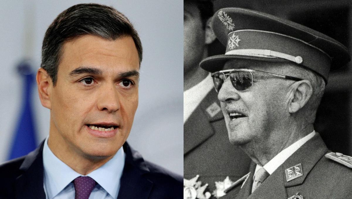 El Gobierno que preside el socialista, Pedro Sánchez, inició en agosto de 2018 los trámites para la exhumación del cadáver del general Franco. (Foto: EFE - AFP)