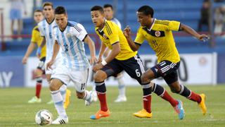 Argentina igualó 1-1 con Colombia en el Sudamericano Sub 20