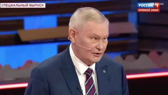 Mikhail Khodarenok, analista militar y coronel retirado, apareció en el programa 60 Minutos. (TWITTER).