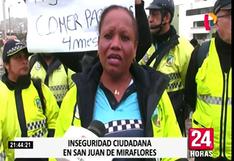 San Juan de Miraflores: serenos acatarán paro por falta de pago de sus sueldos hace 4 meses