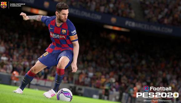 Lionel Messi es la nueva imagen de PES 2020. (Foto: Konami)