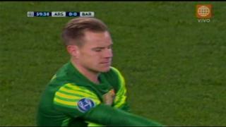 Inmensa atajada de Ter Stegen para salvar a Barcelona [VIDEO]