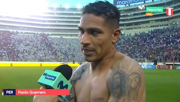 Paolo Guerrero fue contundente y aseguró que "esta derrota nos sirve muchísimo", tras la dura derrota de la selección peruana por 3-0 frente a Colombia (Foto: captura)