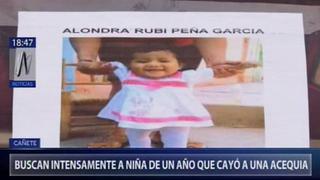Cañete: reportan desaparición de una niña de año y medio
