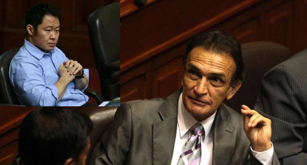Becerril instó al parlamentario a exponer sus puntos de vista en la reunión de la bancada fujimorista que se realiza todos los martes. (Foto: Andina)
