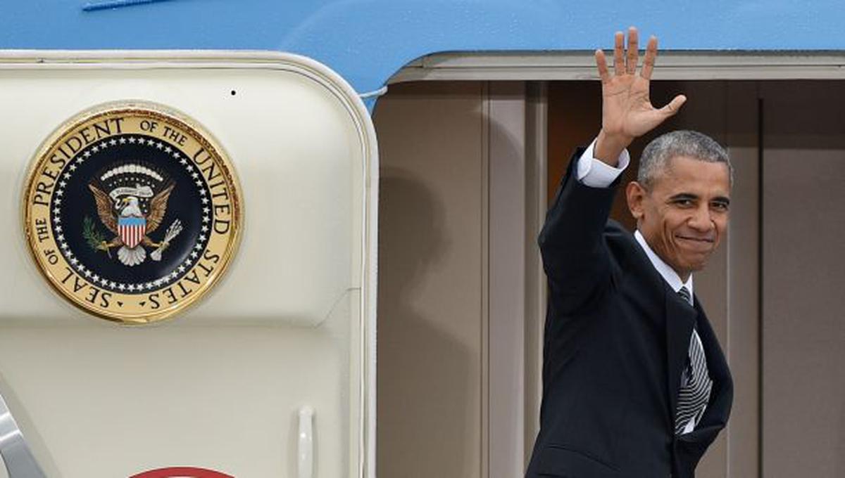 Barack Obama deja Berlín y parte rumbo a Lima