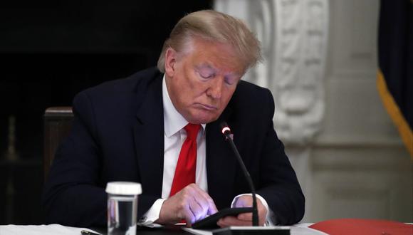 Snapchat elimina la cuenta de Donald Trump por “difundir información errónea, discursos de odio e incitar a la violencia” (AP Photo/Alex Brandon, File).