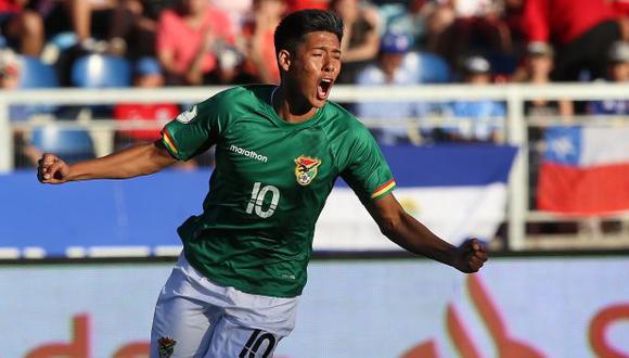 Ramiro Vaca anotó el gol con el que Bolivia le ganó a Perú. (Foto: AFP)