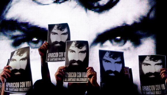 La muerte de Santiago Maldonado tiene en vilo a Argentina desde el 1 de agosto. (Foto: AP)