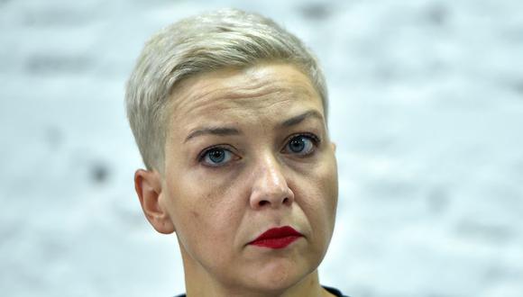 Maria Kolesnikova, lideresa de la oposición en Bielorrusia. (Foto: Sergei GAPON / AFP).