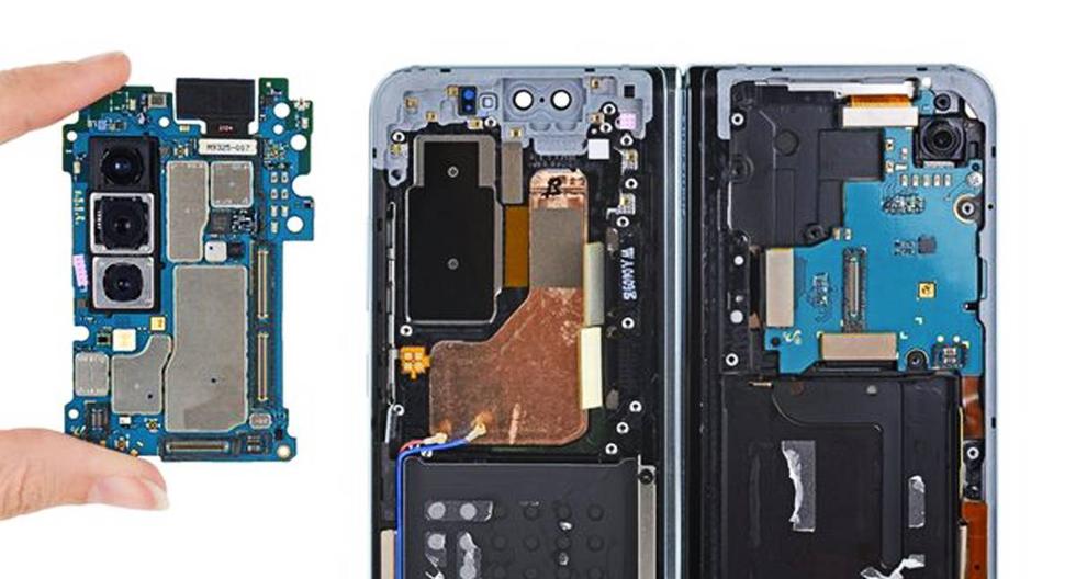 ¿Sabes todo lo que trae el Samsung Galaxy Fold dentro? Así está compuesto el smartphone plegable. (Foto: YouTube)
