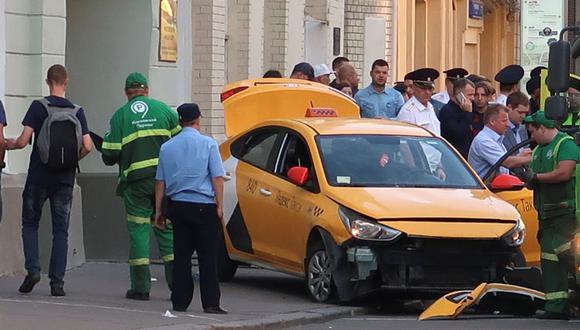 El taxista que atropelló a una multitud en Moscú cuenta por qué lo hizo. (Foto: Reuters)