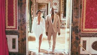 Kim Kardashian celebra primer año de matrimonio con fotos