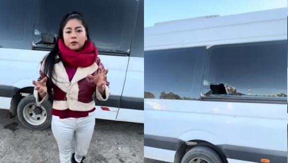 Flor Javier denunció que extorsionadores atacaron el vehículo en el que se trasladaba junto a su elenco musical. (Foto: Facebook)