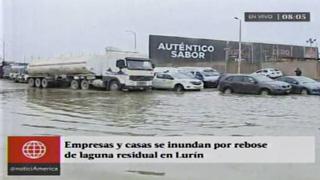 Lurín: aniego afectó 5 kilómetros de antigua Panamericana Sur