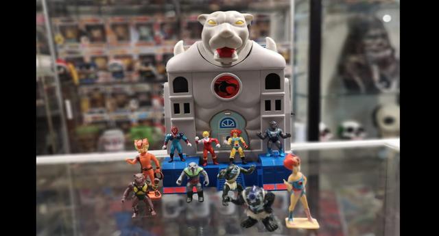 El Cubil Felino, la famosa base de Los Thundercats, en la versión que hizo circular la firma peruana Basa, en los años 80.