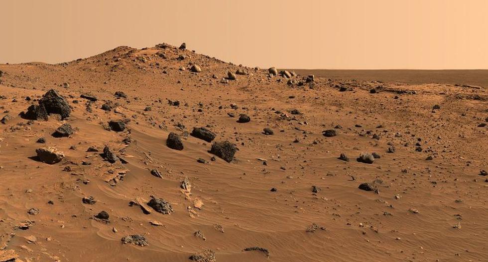 Imagen de la superficie del planeta Marte (NASA)