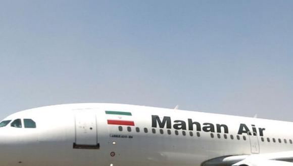 El avión de Mahan Air, en ruta desde Teherán a Beirut, aterrizó sin otros inconvenientes en la capital libanesa. (AFP).