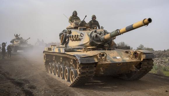 Turquía prepara el cerco total del enclave kurdo de Afrin en Siria. (AP).