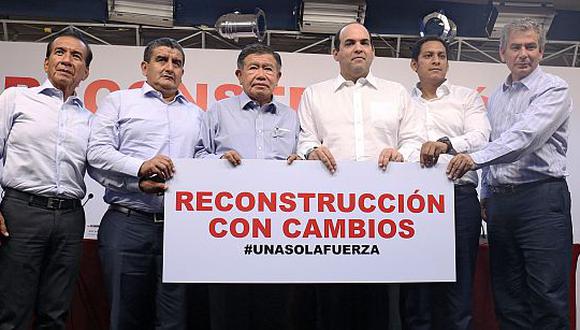 Gobernadores respaldan proyecto sobre reconstrucción