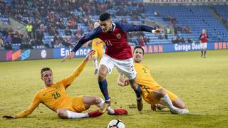 Australia vs. Noruega: rival de Perú perdió 4-1 en amistoso