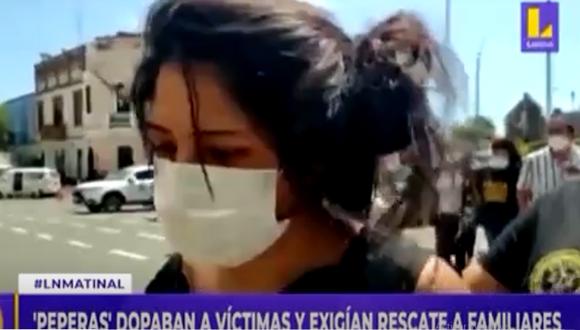 Mujeres dopaban a sus víctimas y exigían rescate a familiares | Foto: Captura de video / Latina