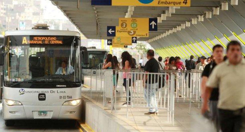La huelga afectaría a más de 20 mil usuarios del servicio de transporte. (Foto: Andina)