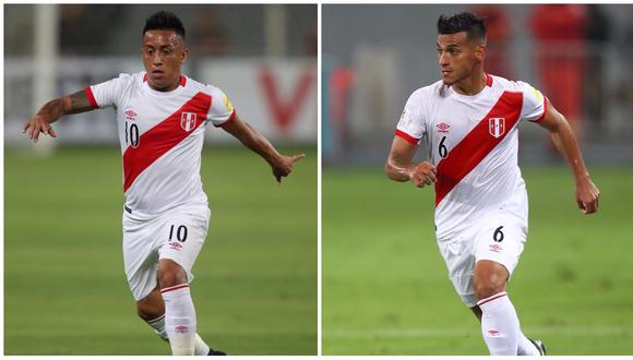Christian Cueva y Miguel Trauco no atraviesan su mejor momento en Sao Paulo y Flamengo respectivamente, aunque mantienen la titularidad en la selección nacional. (Foto: USI)