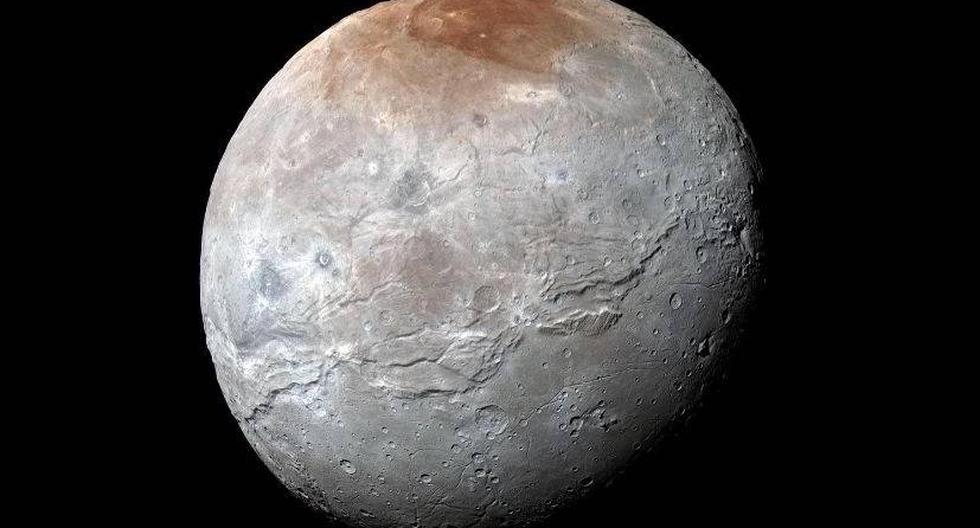 Charon (Caronte), una de las lunas de Plutón. (Foto: NASA / Instagram)