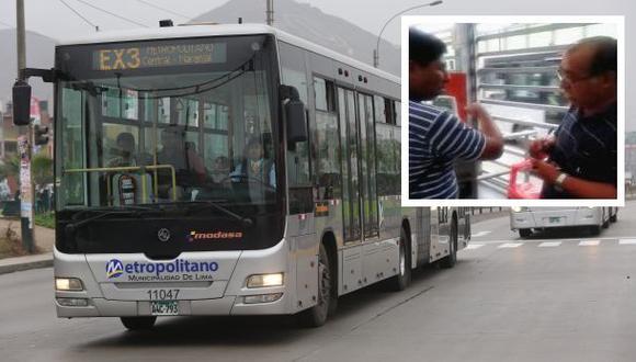 Metropolitano se pronuncia por incidente con pasajero invidente