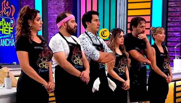 Milene Vásquez, Tilsa Lozano y Armando Machuca fueron sentenciados en "El gran chef: Famosos" | Foto: EGCF - YouTube (Captura de video)
