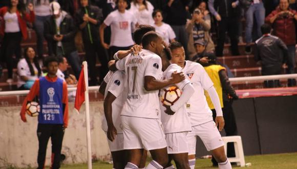 Un solitario gol de Julio Santos le permitió ganar a LDU frente a Deportivo Calo | Foto: Twitter