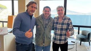 Se reunieron en Italia: Gianluca Lapadula fue visitado por Ricardo Gareca y Néstor Bonillo