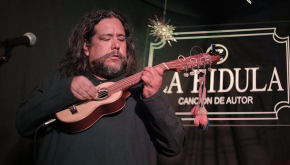 Chano Díaz Limaco prepara concierto por el Día de la música ayacuchana. (Fotos: Claudia Alva)