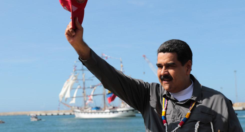 Nicolás Maduro hizo el anuncio durante la ceremonia de despedida del buque escuela Simón Bolívar. (Foto: EFE)