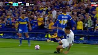 Terrible falta a Advíncula desató una fuerte gresca entre los jugadores de Boca vs. Vélez | VIDEO