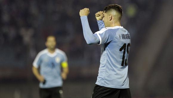 Uruguay vs. Panamá: Federico Valverde anotó asombroso tanto desde fuera del área en el Centenario | VIDEO. (Foto: AFP)