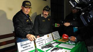 Caen traficantes de terreno con armas de guerra en Jicamarca
