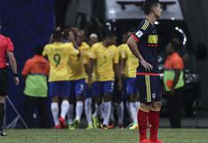 Brasil vs Colombia: Miranda anota tras centro de Neymar en el minuto 2